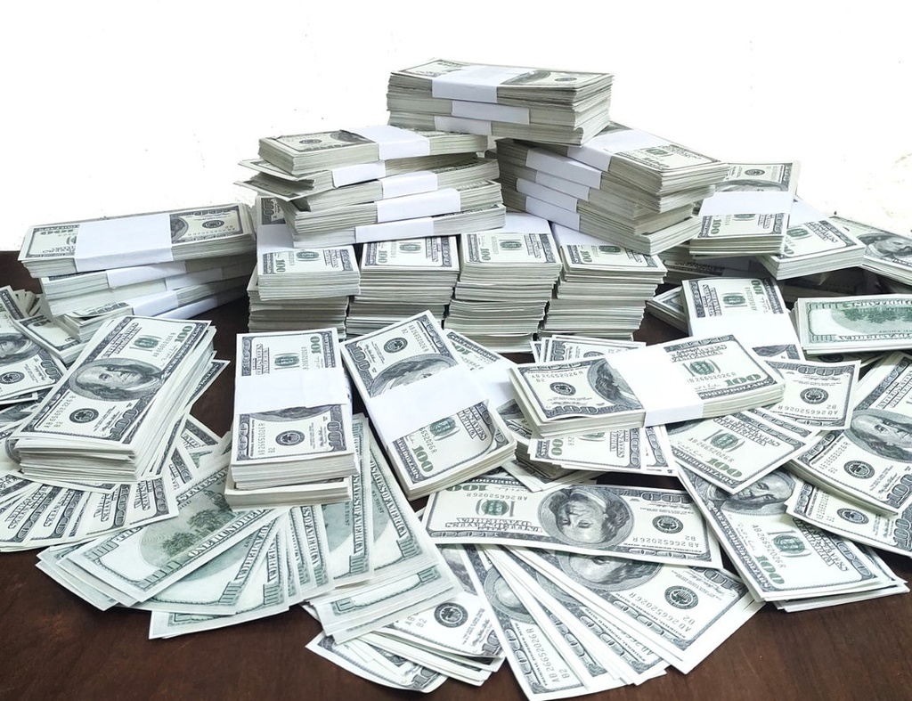 Fajo de 100 dólares (Hay 50 fajos)