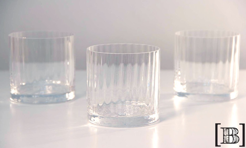 [VV00061] Vasos Whisky Facetados x 3 unidades