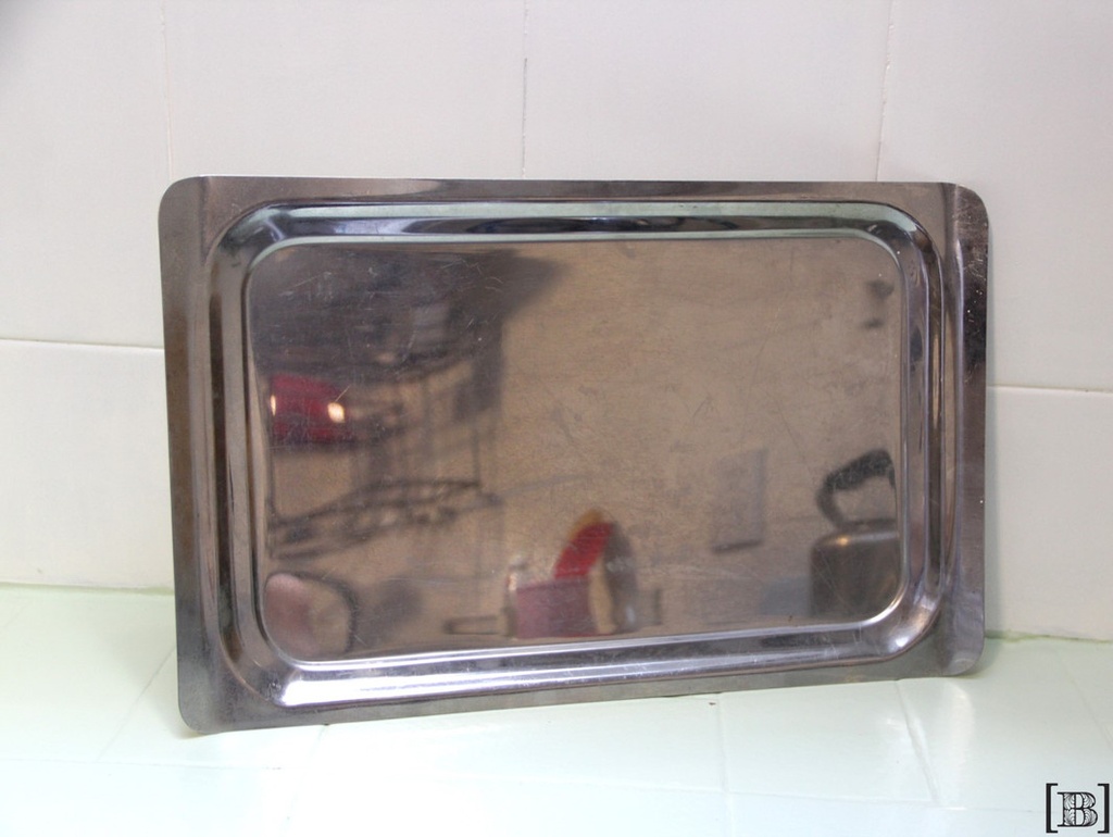 [VV00090] Bandeja fuente acero inoxidable