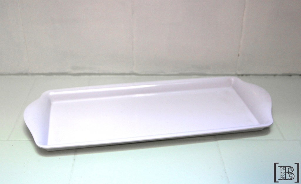 [VV00093] Bandeja melamina blanca