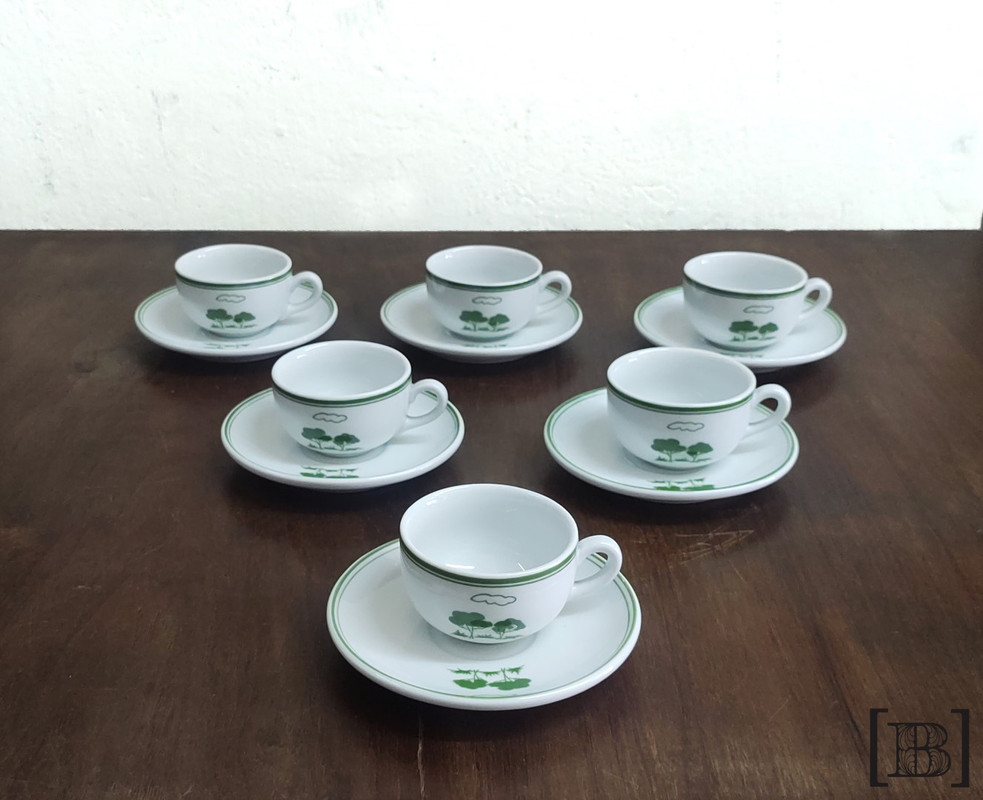 Juego de Café arbolitos x 6 tazas