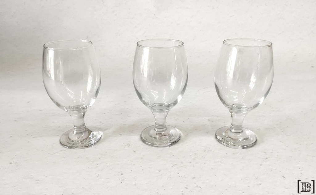 Copas cerveceras vidrio x 3 unidades