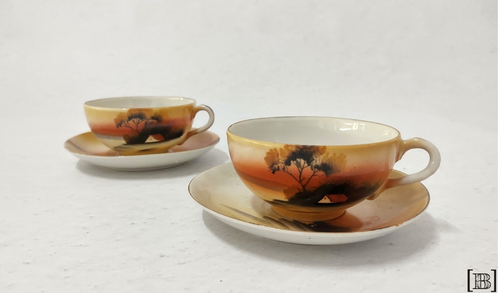 [VV00150] Tazas de té japones x 2 unidades