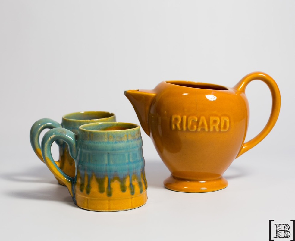 [VV00153] Set Jarra + 2 jarros cerámica artesanal