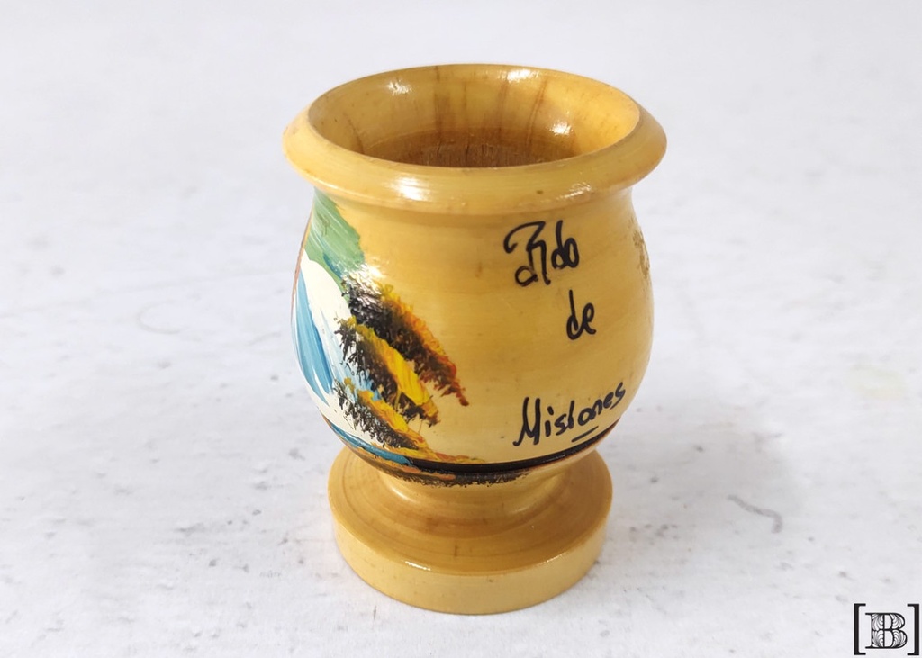 [VV00161] Mate Madera recuerdo de posadas