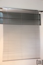 Persiana americana de aluminio gris (Hay 2 unidades)