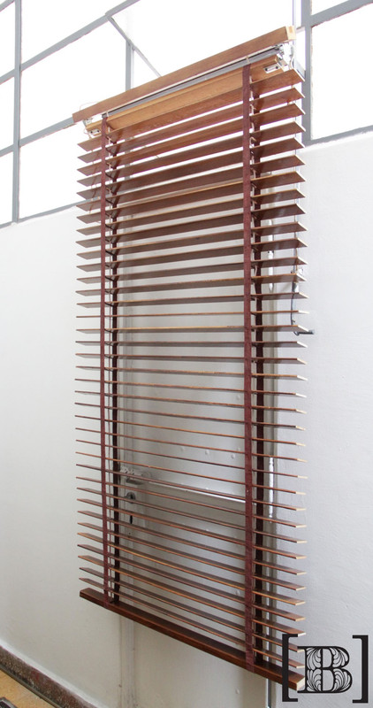 Persianas americanas de madera (Hay 18 unidades en total) (101 x 250 h)