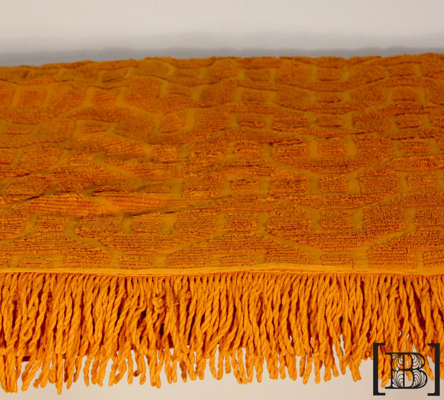 [XM00056B] Cubrecama pallet naranja dos plazas