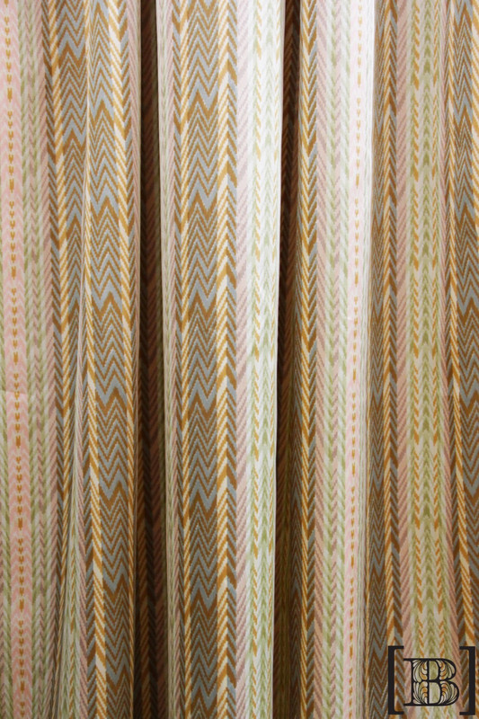 Cortinas patas estampado satinadas x 2 paños