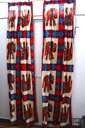 Cortinas patas hindu elefantes x 2 paños