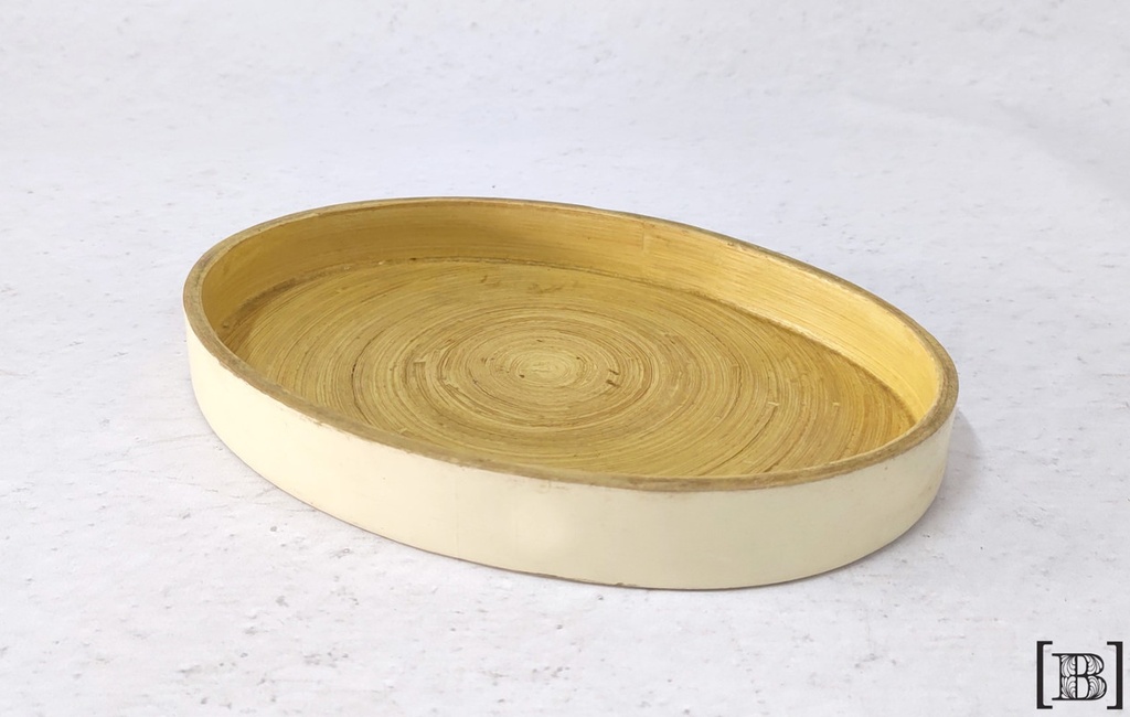 [VV00164] Bandeja ovalada simil madera
