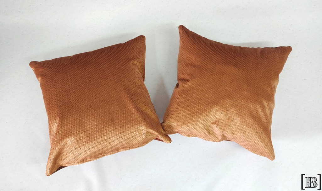 [XM00108] Almohadon pana texturada naranja (Hay 2 unidades)