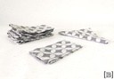 Servilletas rombos grises x 6 unidades (hay 12 unidades)