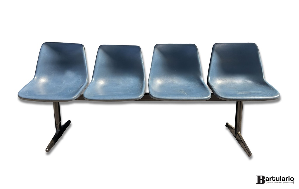 [SS00033] Tandem azul 4 asientos