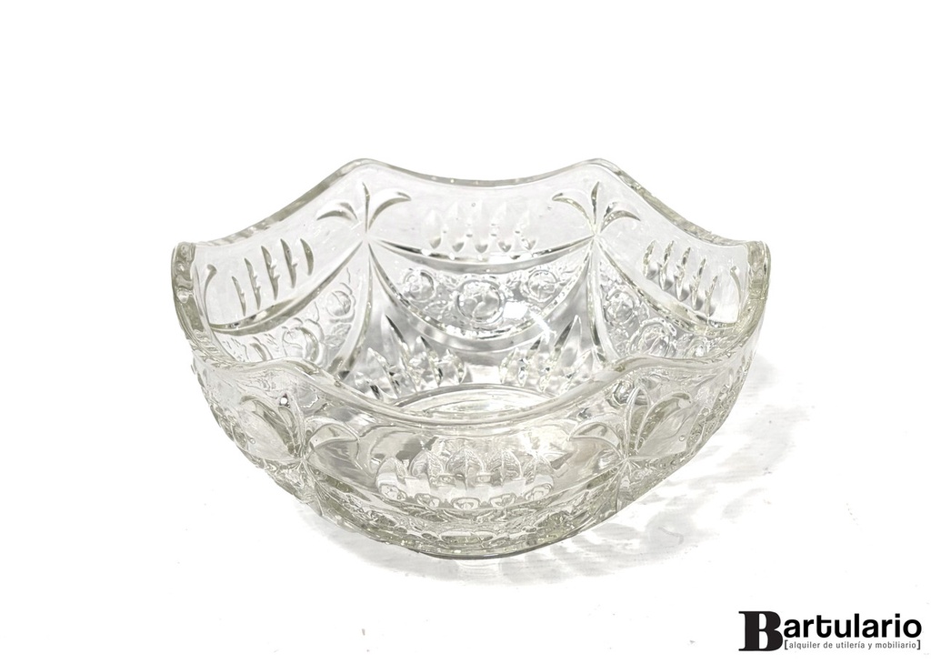 [DM000461] Centro de mesa vidrio labrado