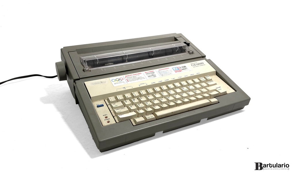 [TM00024] Máquina de escribir Brother electrica  GX 600