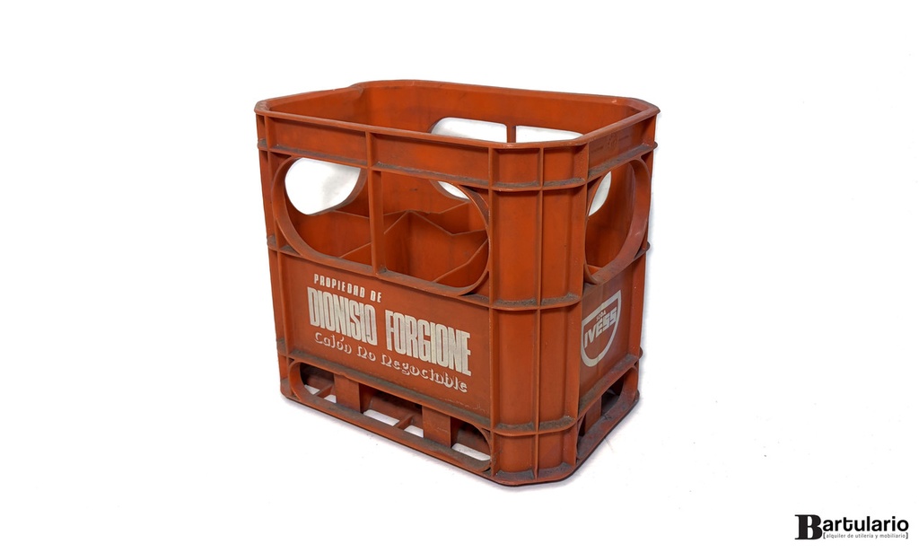 Cajón bebidas naranja