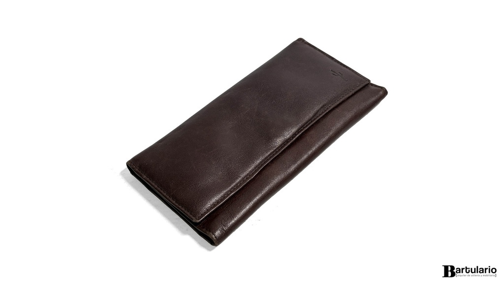 [BV00095] Billetera de cuero marron Cardon