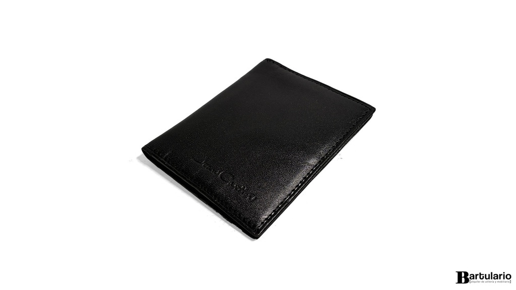 [BV00100] Tarjetero negro Jean Cartier