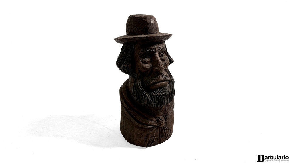 [DM000474] Escultura de madera gaucho