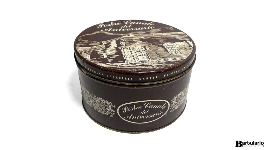 [DM000476] Lata redonda poste Canale