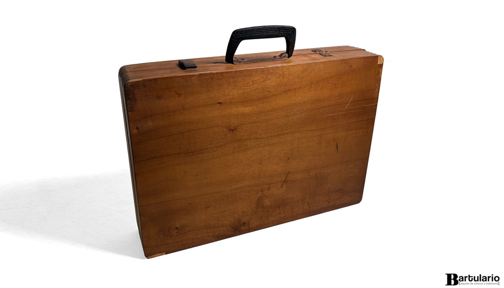 [DM000492] Valija / cajon de madera
