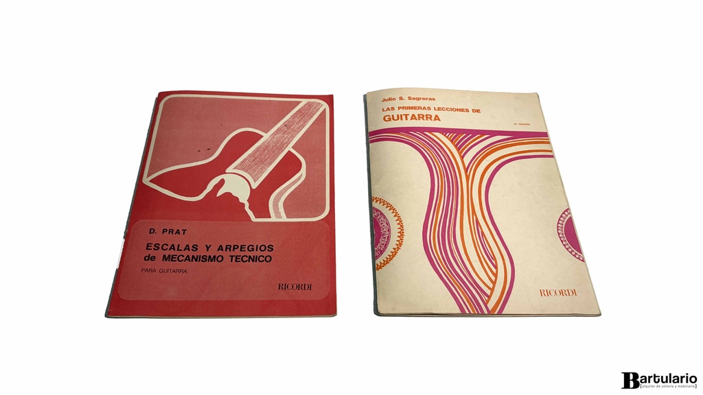 Cuadernillos / Partituras guitarra x 2 unidades